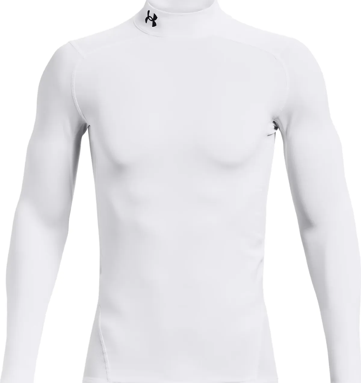 White - ColdGear Compression Mock