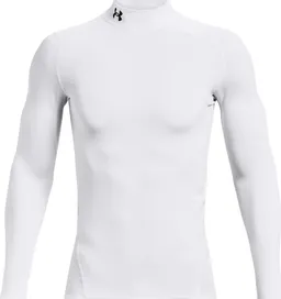 White - ColdGear Compression Mock