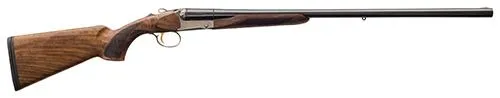 512 Field 28" 2 Round 12 Gauge Side by Side Shotgun - Walnut/Black