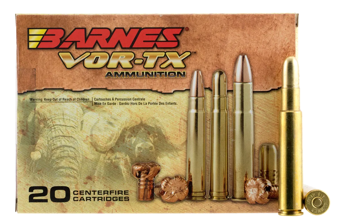 VOR-TX Round Nose Banded Solid 400 gr 416 Rigby Rifle Ammo - 20 Round Box