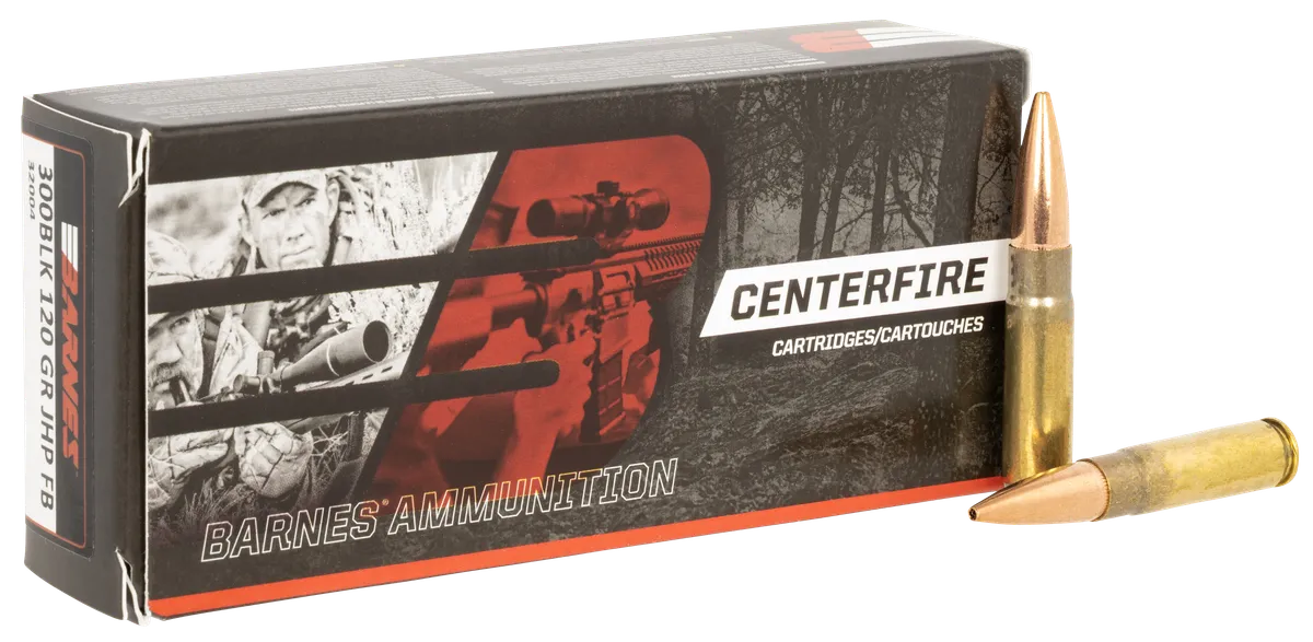 Centerfire Defense Jacketed Hollow Point 120 gr 300 AAC Blackout Rifle Ammo - 20 Round Box