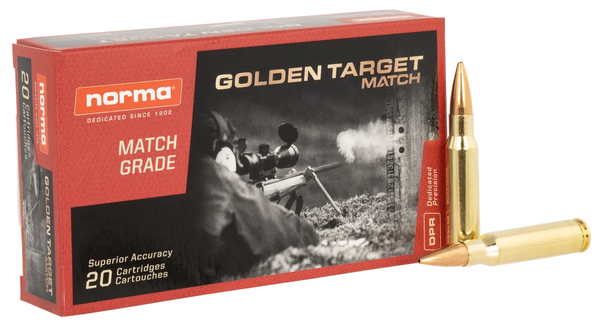Dedicated Precision Hollow Point Boat-Tail 168 gr 308 Winchester Rifle Ammo - 20 Round Box