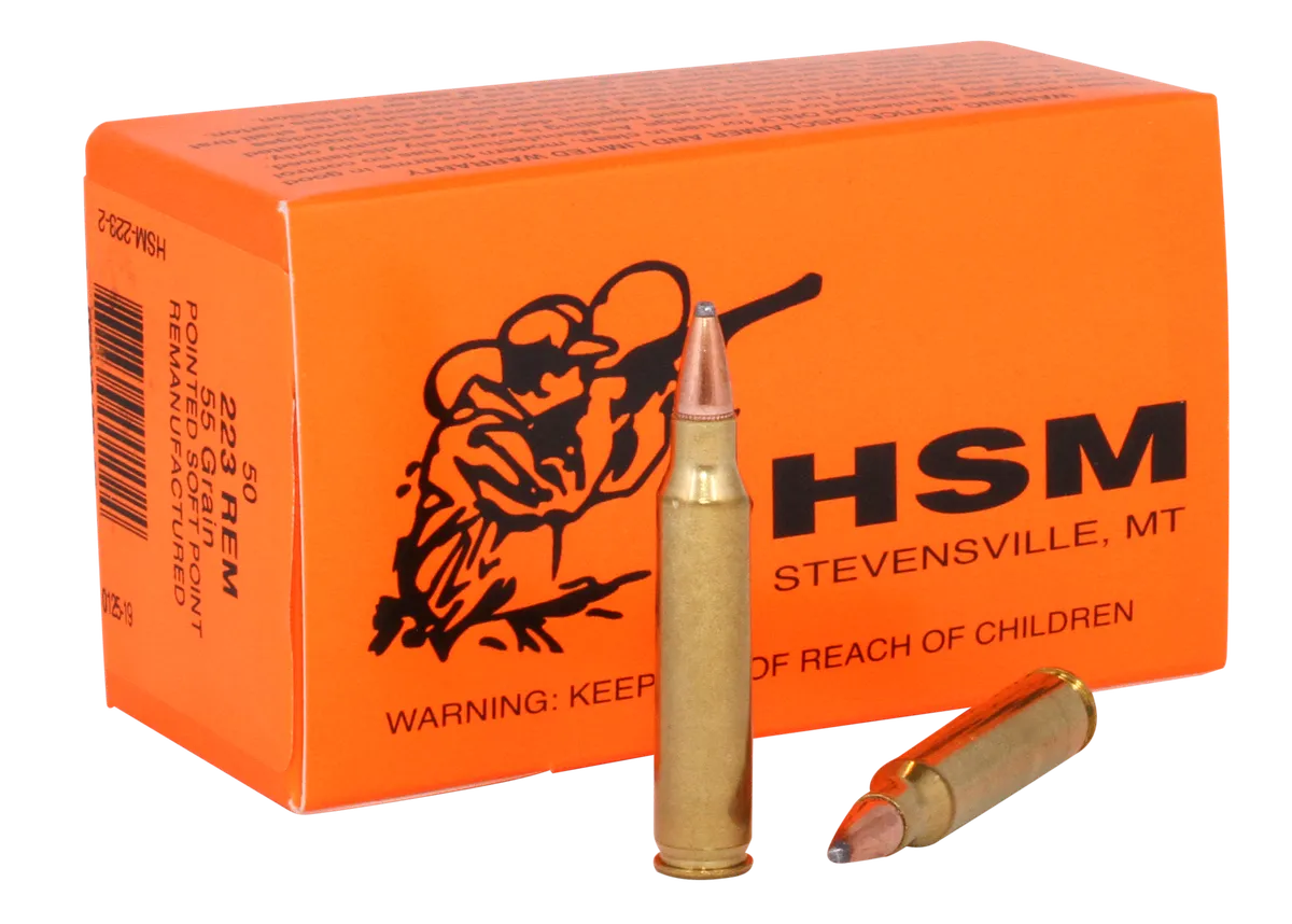 Varmint Soft Point 55 gr 223 Remington Rifle Ammo - 50 Round Box