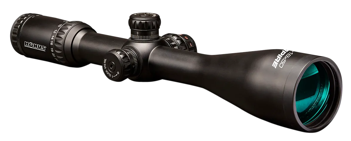 Empire 3-18x 50mm Rifle Scope - Black - Dual Illuminated Engraved ...