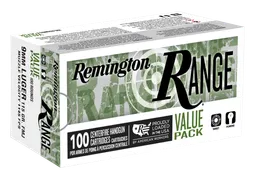Range Value Pack Full Metal Jacket 115 gr 9mm Handgun Ammo - 100 Round Box