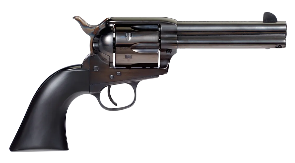 Devil Anse 4.75" 6 Round 45 Long Colt Revolver - Color Case Hardened/Black