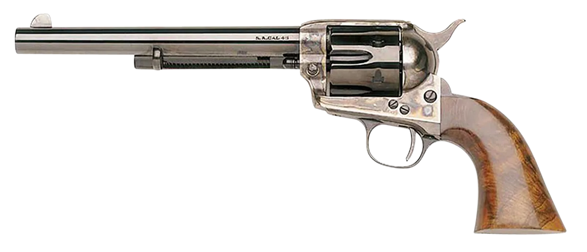 1873 Cattleman 7.50" 6 Round 45 Long Colt Revolver - Case Color Hardened/Walnut