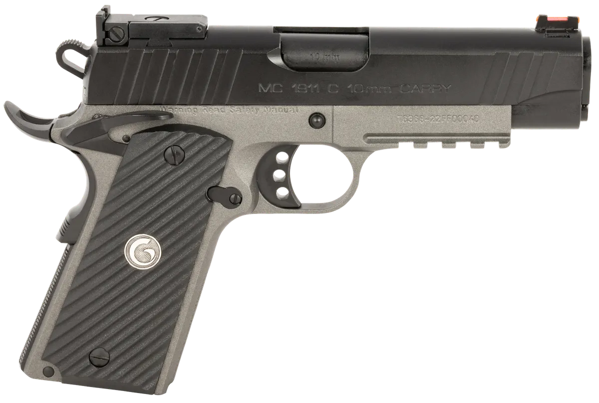 MC1911 Commander Carry 4.40" 9 Round 10mm Auto Pistol - Gray/Black