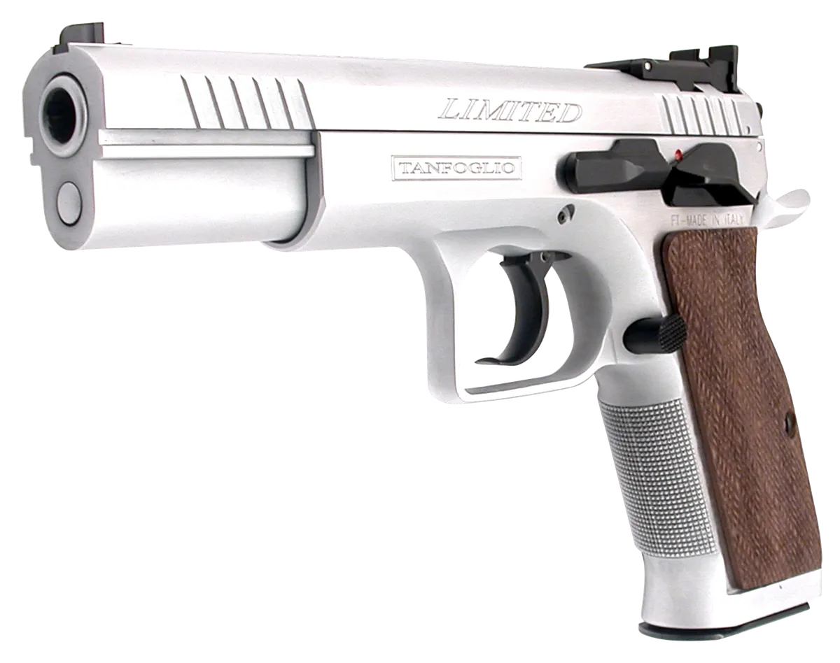 Defiant Limited Pro 4.80" 14 Round 40 S&W Pistol - Chrome/Wood