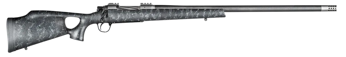Summit TI Thumbhole 26" 3 Round 28 Nosler Bolt Action Rifle - Black/Gray
