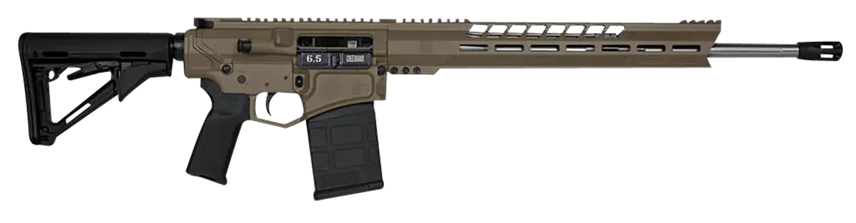 DB10 M-Lok 20" 5 Round 6.5mm Creedmoor AR10 Semi Auto Rifle - Flat Dark Earth