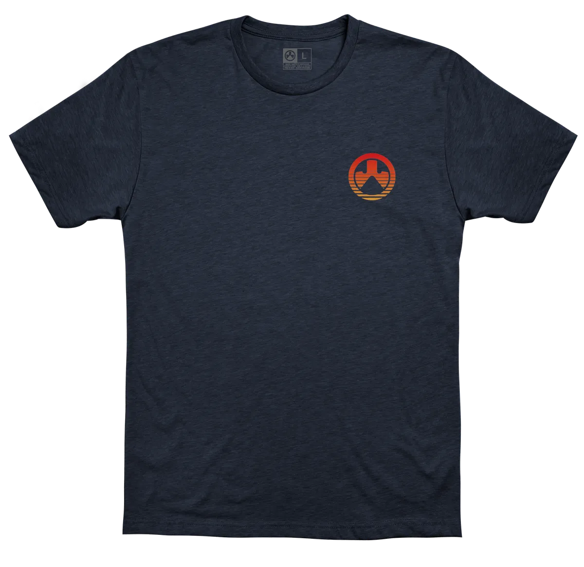 Sun's Out Cotton/Polyester Short-Sleeved T-Shirt - Navy