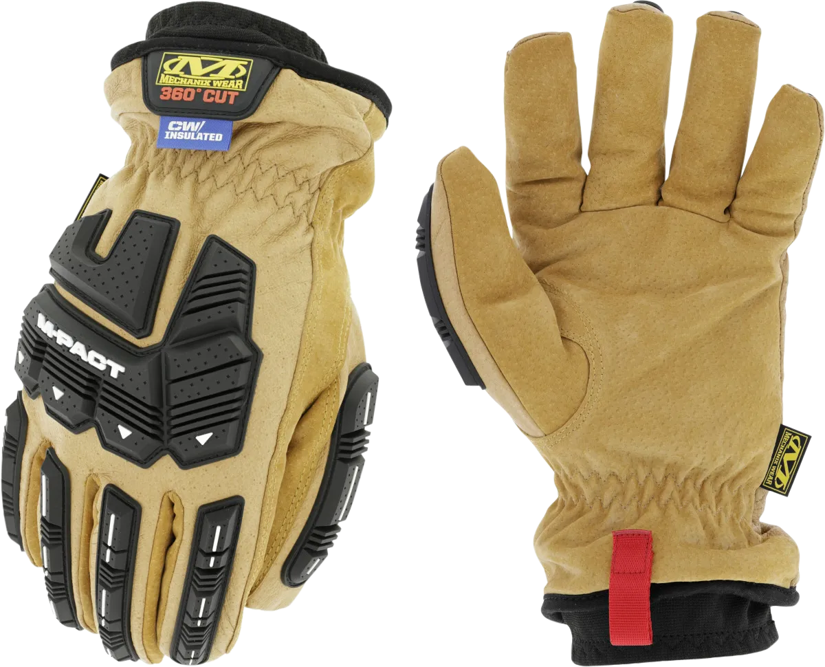 M-Pact Insulated Driver F9-360 Elastic Closure DuraHide Leather Gloves