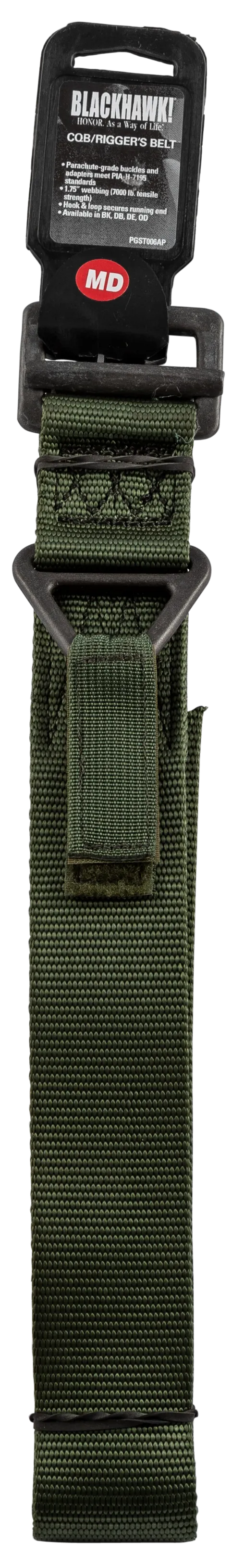 CQB 1.75" Hook and Loop Riggers Belt - OD Green