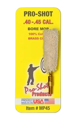 Pistol Bore Mop - 40-45 Caliber