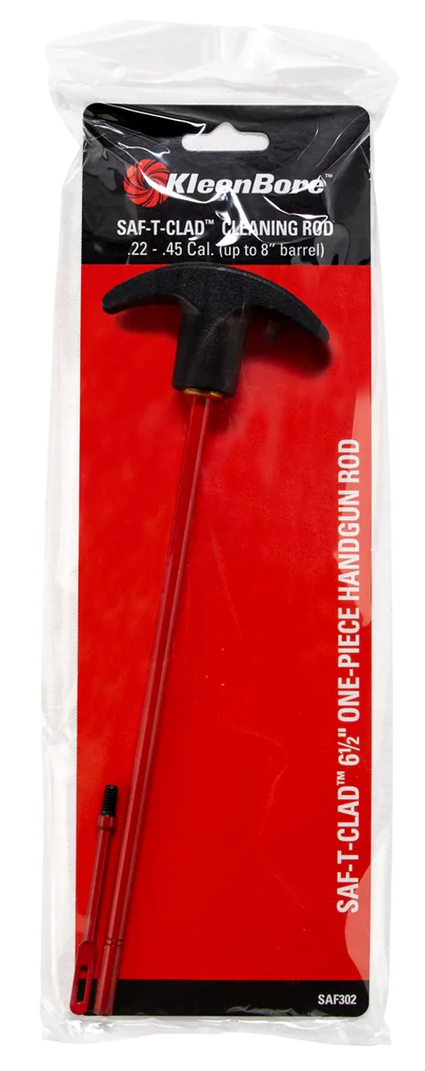 SAF-T-CLAD 6.5 Inch 22-45 Caliber Cleaning Rod - Red