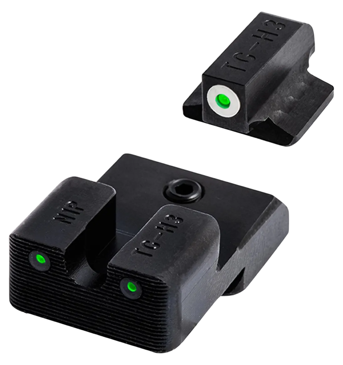 Tritium Pro Handgun Sight Set for Glock MOS 42/43/43X/48 - Orange Outline