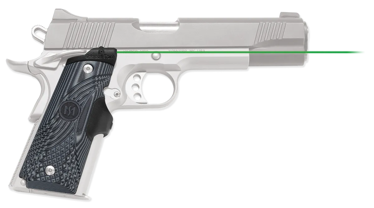 Master Series Lasergrips 5mW Green Laser Sight - 1911 Full Size