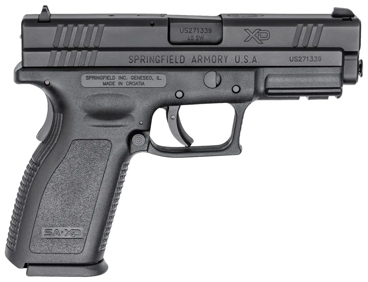 XD Service 4" 12 Round 40 S&W Pistol - Black