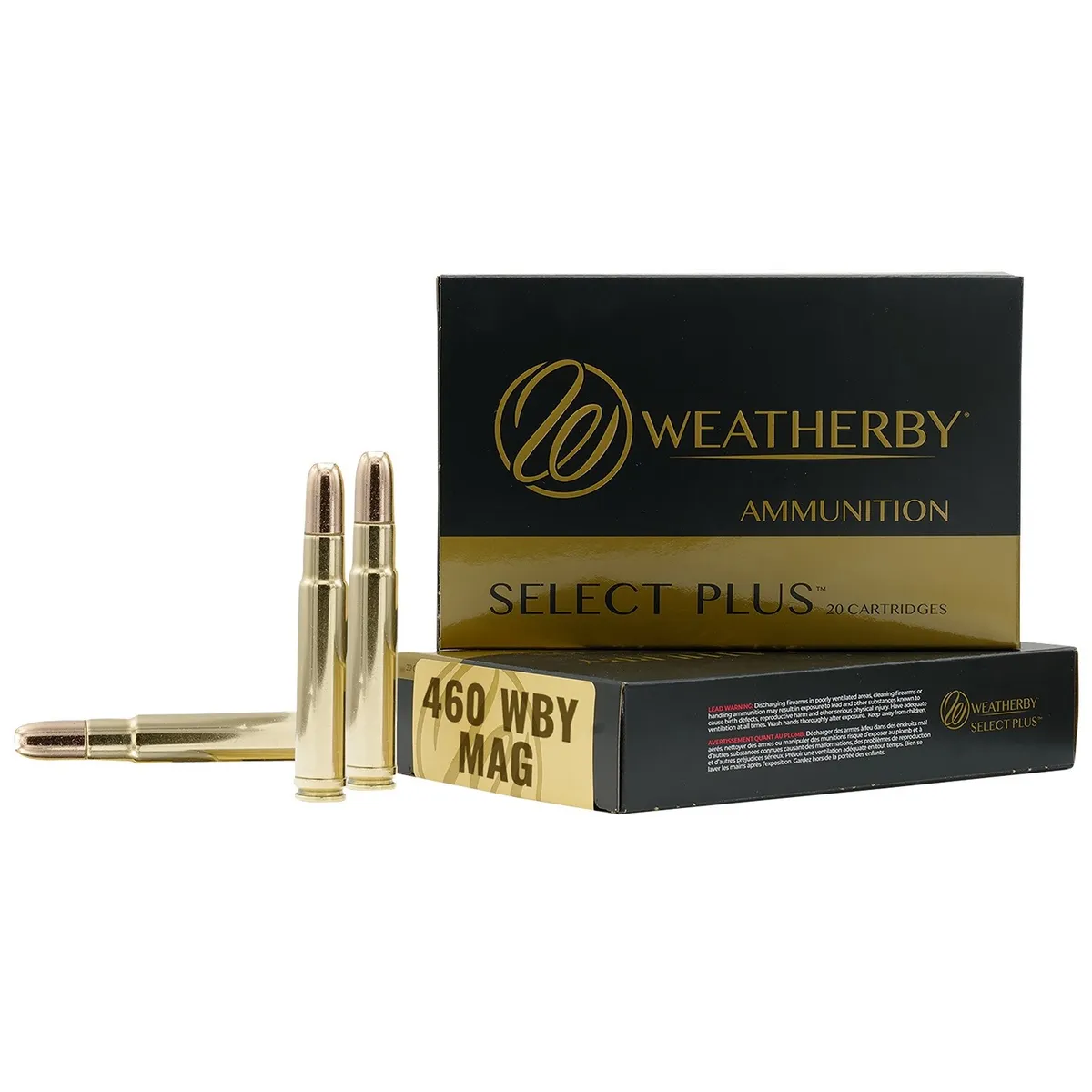 Select Plus Barnes TSX Lead Free 450 gr 460 Weatherby Rifle Ammo - 20 Round Box