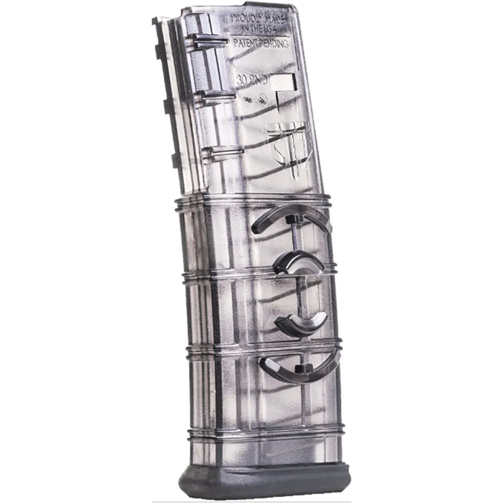 AR 30 Round 223 Remington/5.56 NATO Magazine with Coupler - Clear/Black