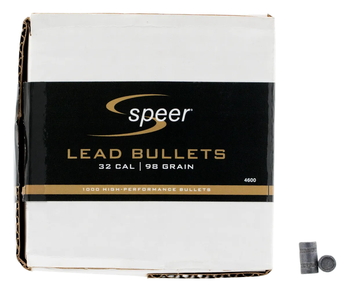 Handgun Lead Wadcutter 98 gr 32 Caliber Reloading Bullets - 1000 Round Box