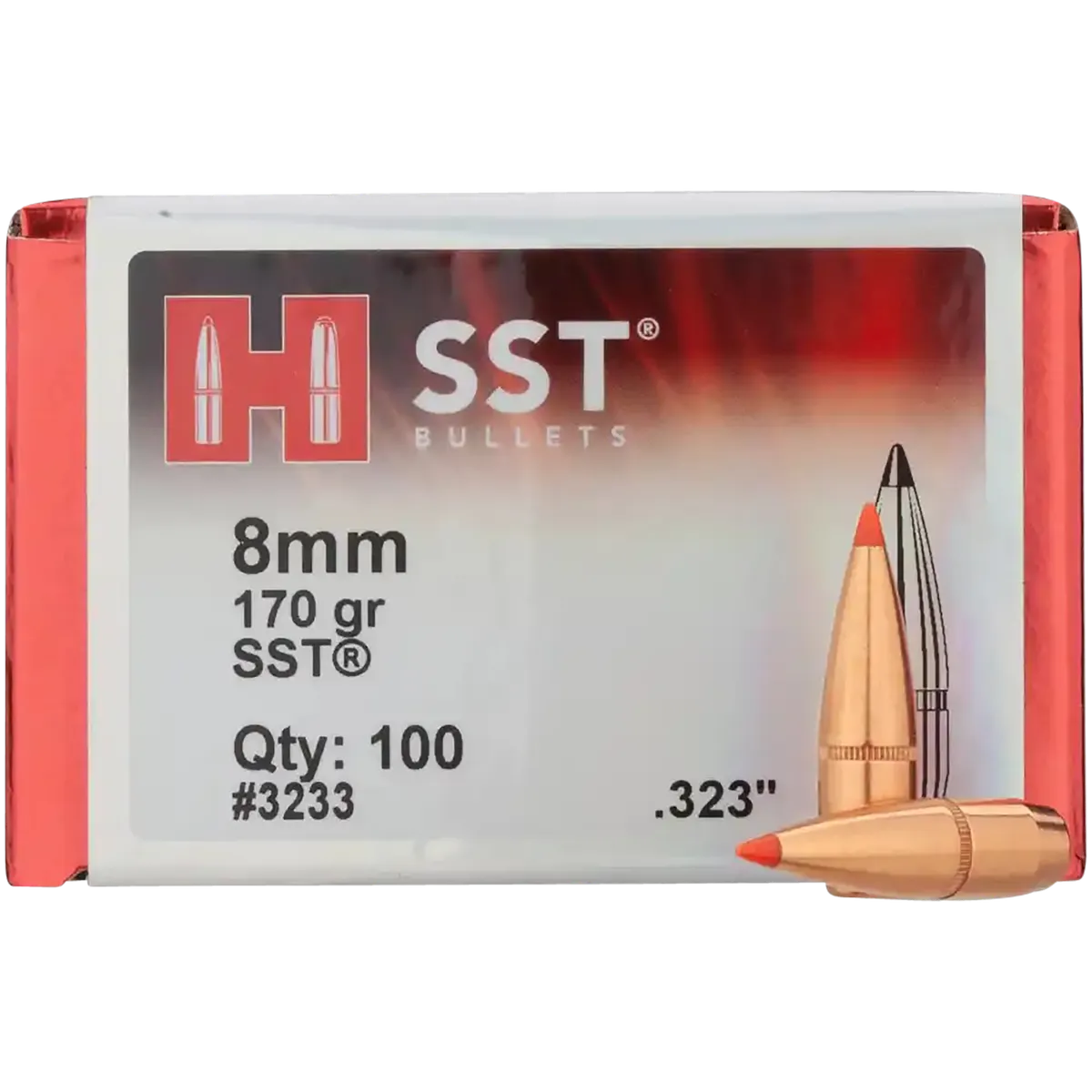 SST 170 gr 8mm Reloading Bullets - 100 Round Box