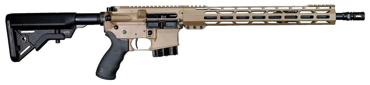 Tactical 65 Velocity 16.50" 10 Round 6.5 Grendel Semi Auto Rifle - Flat Dark Earth