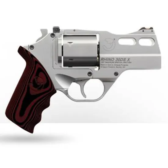 Rhino 30DS X 3" 6 Round 357 Magnum Revolver with Holster - Stainless