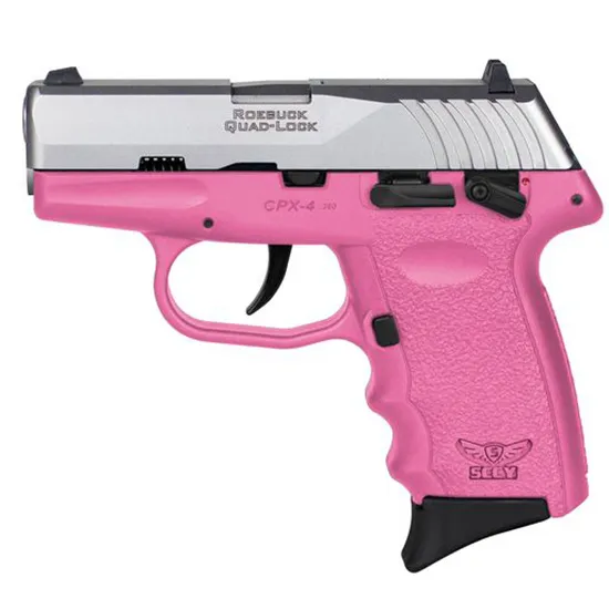 CPX-4 2.96" 10 Round 380 ACP Pistol - Pink/Stainless