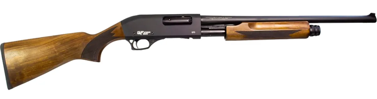 P3 20" 4 Round 12 Gauge Pump Action Shotgun