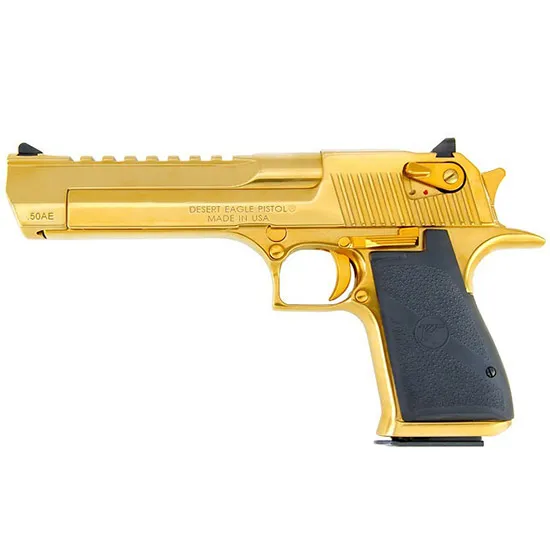 Desert Eagle 6" 8 Round 44 Magnum Pistol - Titanium Gold