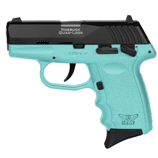 CPX-4 2.96" 10 Round 380 ACP Pistol - SCCY Blue/Black