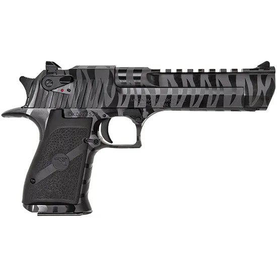 Desert Eagle 6" 8 Round 44 Magnum Pistol - Black Tiger Stripe