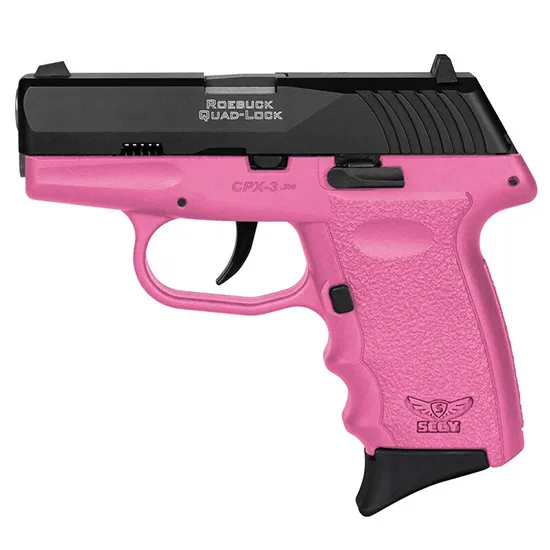 CPX-3 3.1" 10 Round 380 ACP Pistol - No safety - Pink/Black