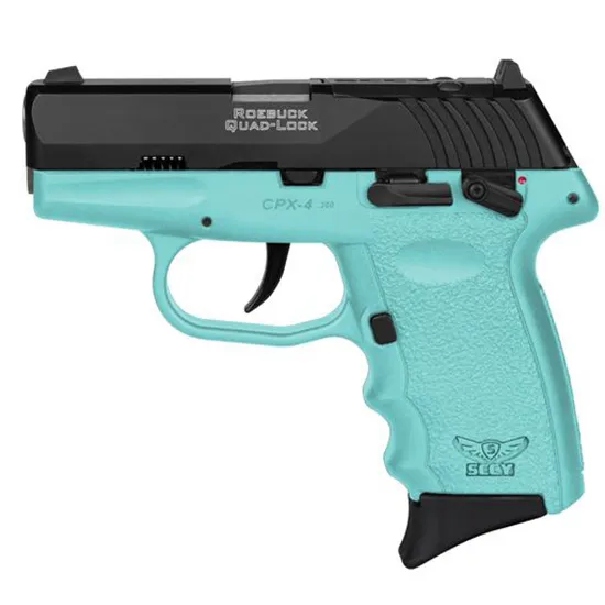 CPX-4 RDR 2.96" 10 Round 380 ACP Pistol - SCCY Blue/Black