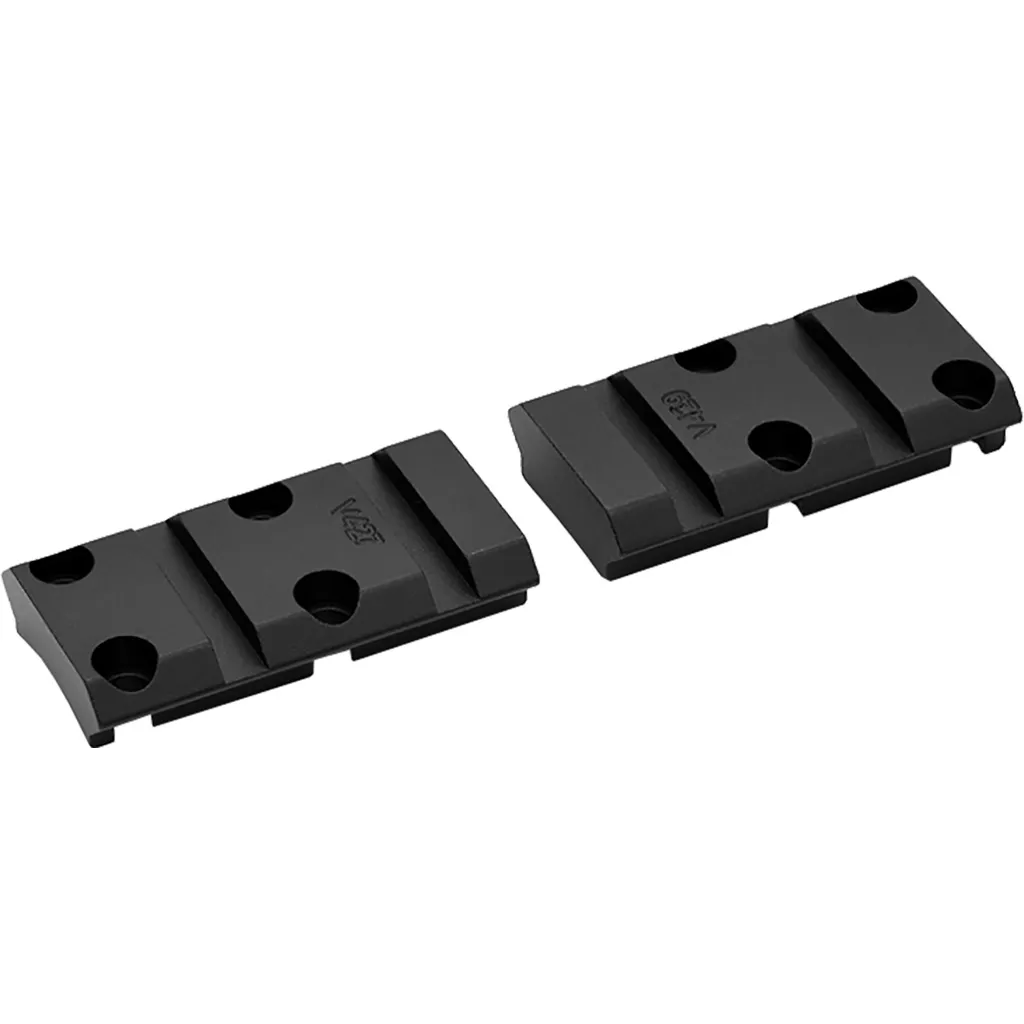 Vapor Aluminum 2-Piece Rifle Base - Matte Black - Browning X-Bolt