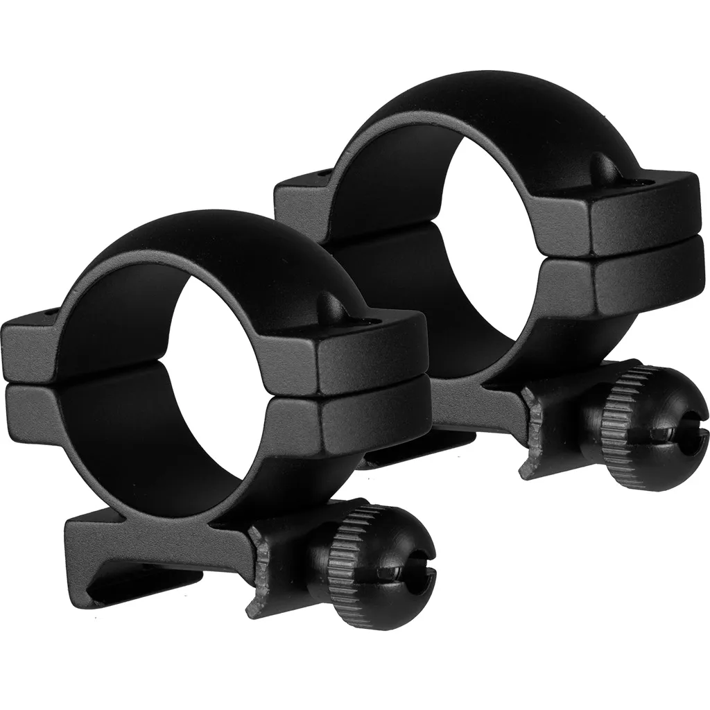 1" Inch Picatinny/Weaver Mount Medium Scope Rings - Matte Black