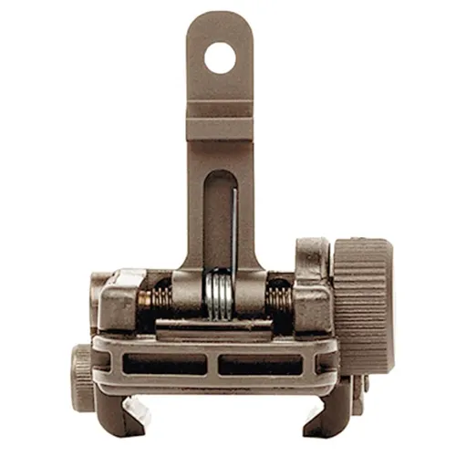 Hybrid Folding Front Iron Sight for M4/AR-15 Rifle - Flat Dark Earth