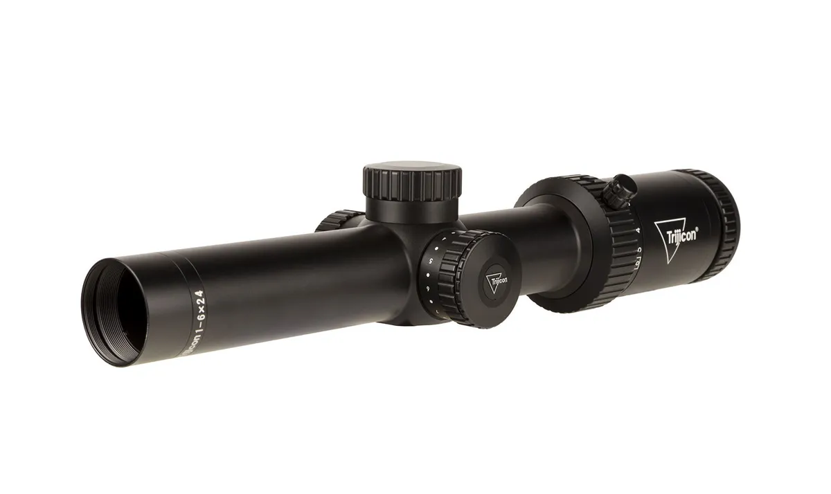 Credo 1-6x 24mm Rifle Scope - Matte Black - Red MRAD Segmented Circle