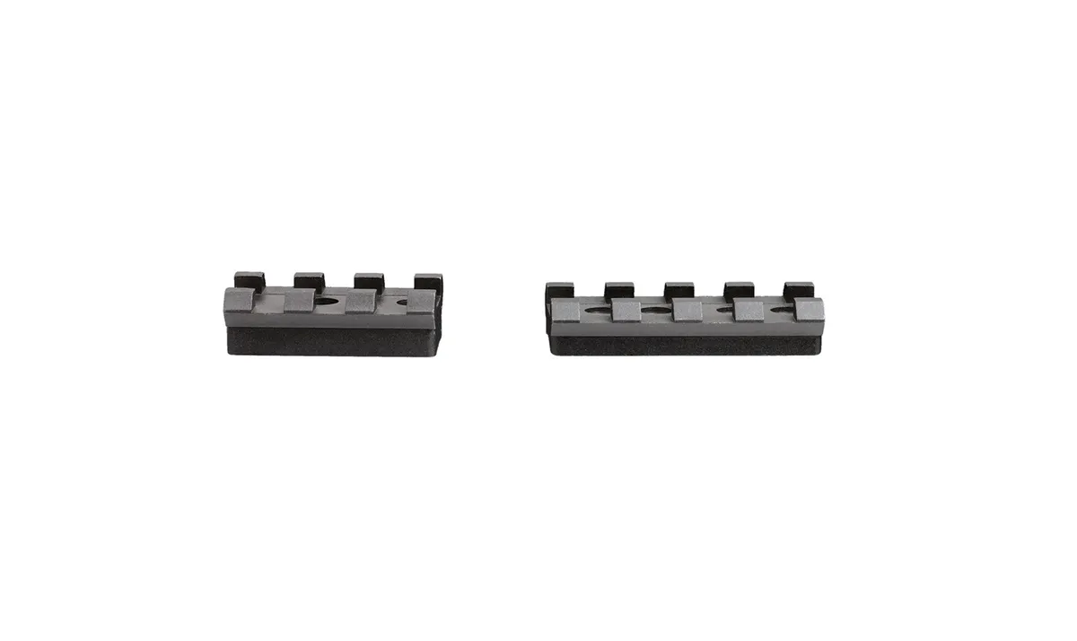 2-Piece Steel 1913 Picatinny Rail for Savage Accu Trigger - Black