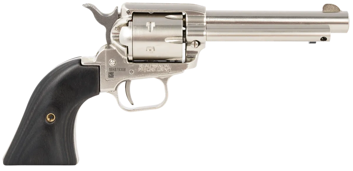 Rough Rider 4.75" 6 Round 22 Long Rifle Revolver - Nickel