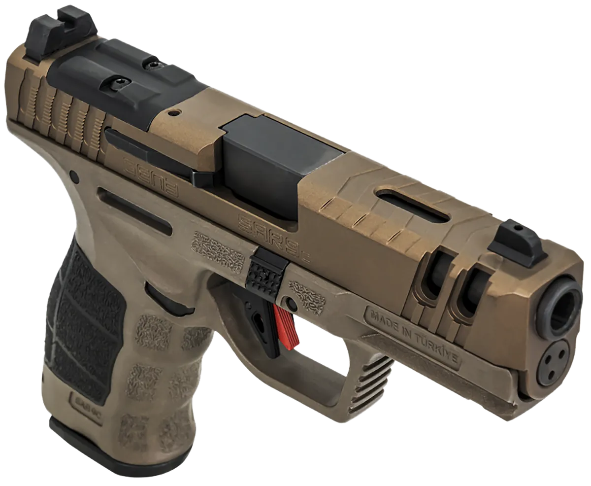 SAR9 C Gen3 4" 15 Round 9mm Pistol - Bronze