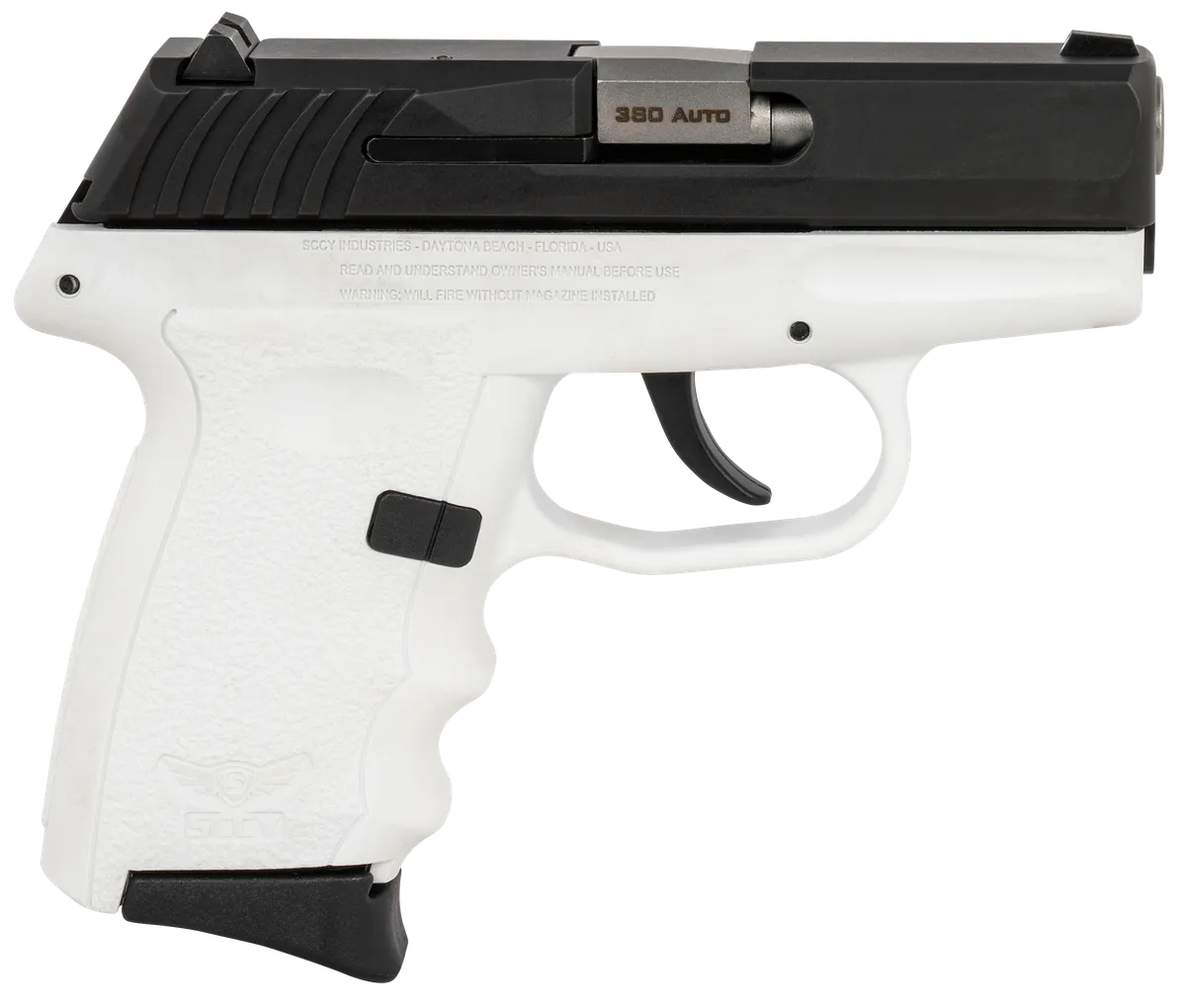 CPX-3 3.1" 10 Round 380 ACP Pistol - White/Black