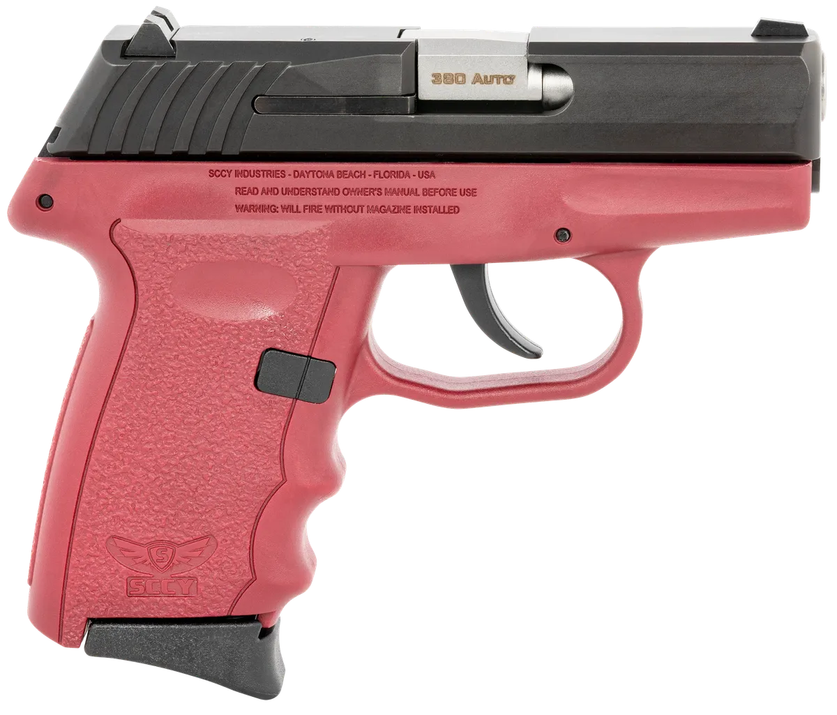 CPX-3 3.1" 10 Round 380 ACP Pistol - Crimson Red/Black