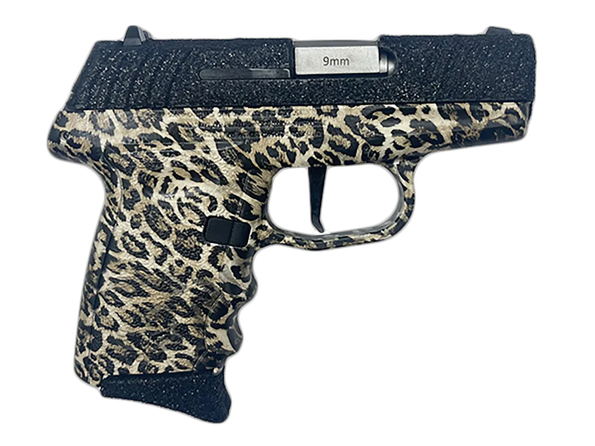 DVG-1 3.1" 10 Round 9mm Pistol - Leopard/Black Glitter