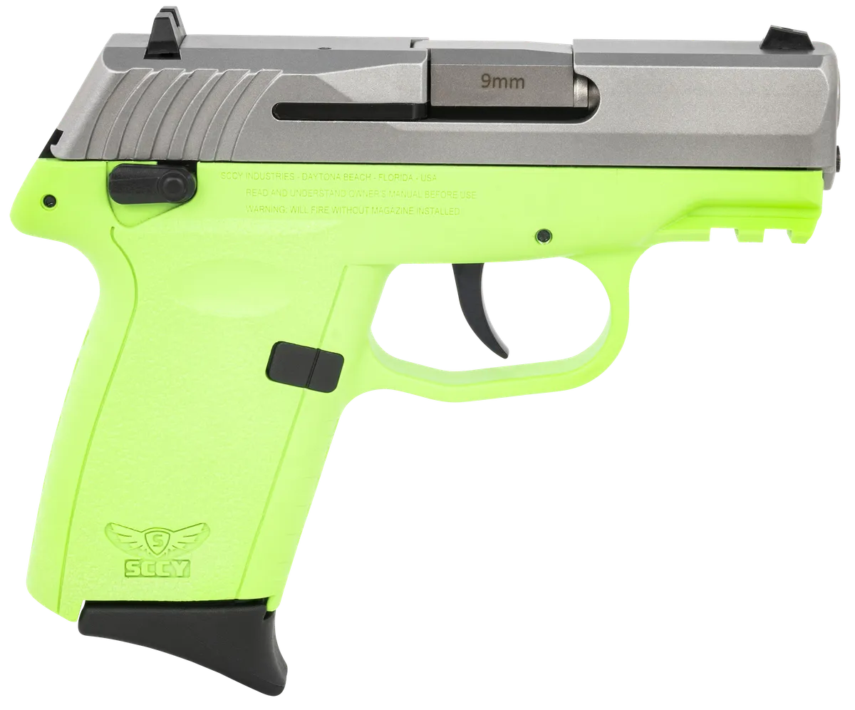 CPX-1 Gen3 3.1" 10 Round 9mm Pistol - Lime Green/Black