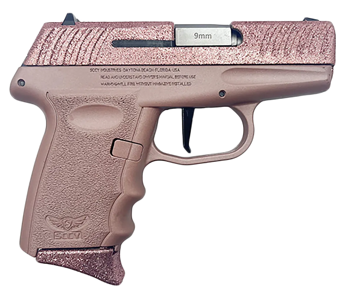 DVG-1 3.1" 10 Round 9mm Pistol - Rose Gold Glitter