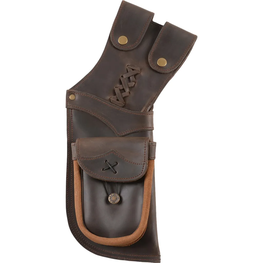 Left - Torah Pure Leather Hip Quiver