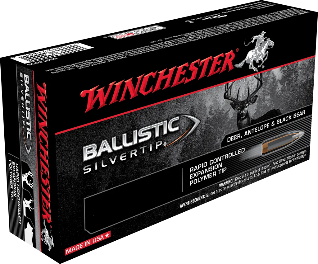 Ballistic Silvertip 150 gr 7mm Remington Magnum Rifle Ammo - 20 Round Box 